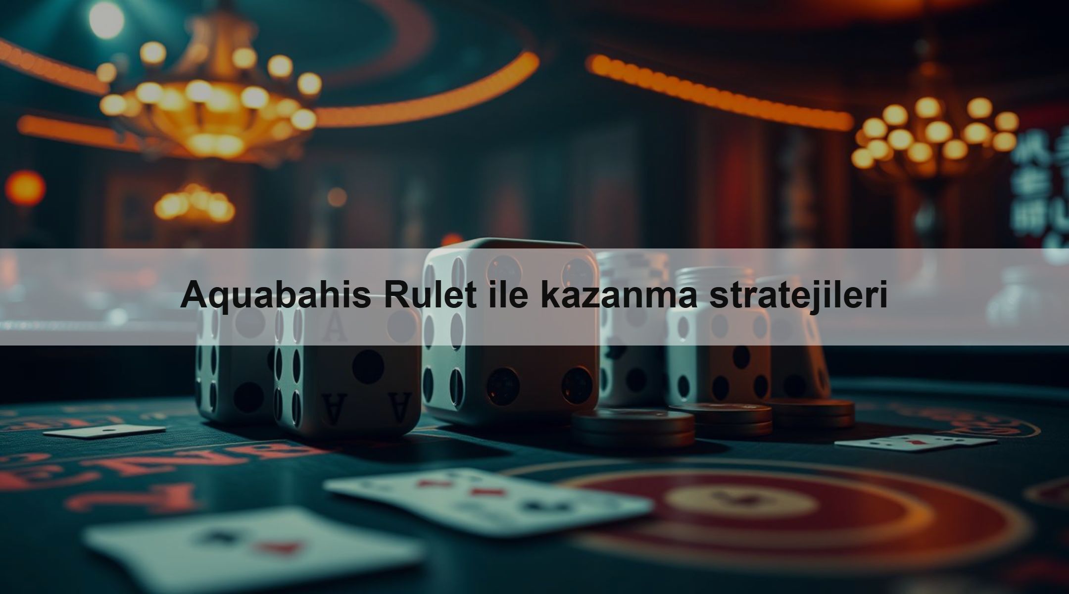 Aquabahis Rulet ile kazanma stratejileri